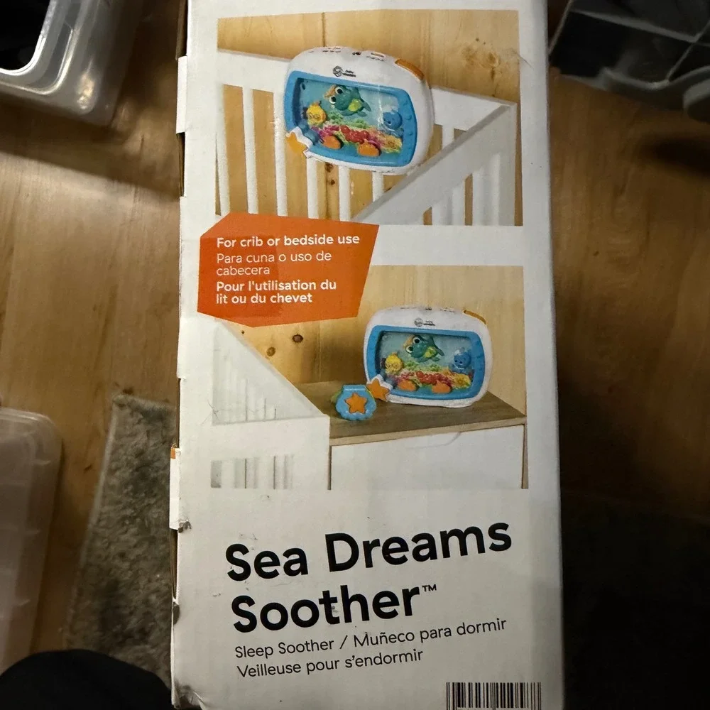 Baby Einstein Sea Dreams Soother Crib Musical Toy Light Machine Remote 11058 NEW